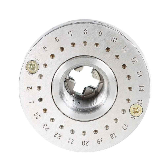 DURAFORCE 2.75" 4-Jaw Self-Centering Keyed Lathe Chuck Set With Thread 1 Inch × 8TPI