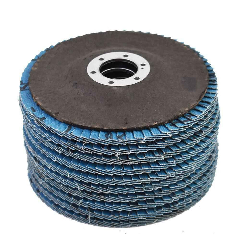 DURAFORCE 100 Pack 4.5" × 7/8" T29 Premium Zirconia Flap Disc Sanding Grinding 60 Grit
