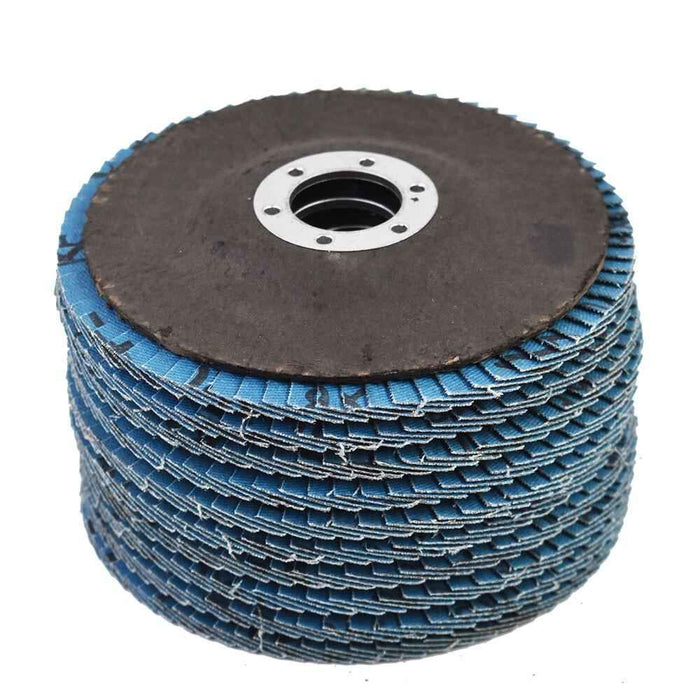 DURAFORCE 100 Pack 4.5" × 7/8" T29 Premium Zirconia Flap Disc Sanding Grinding 60 Grit