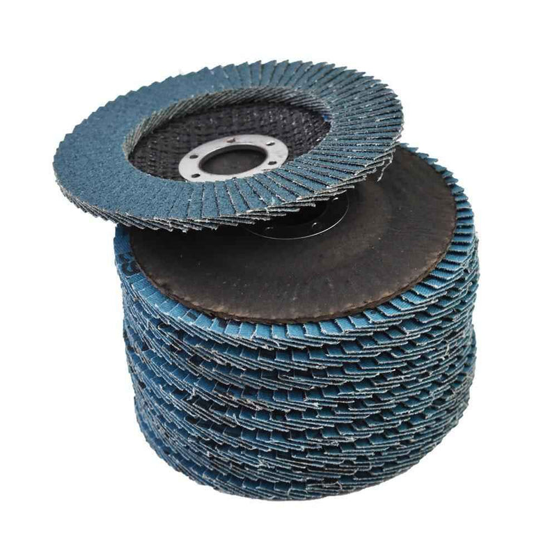 DURAFORCE 100 Pack 4.5" × 7/8" T29 Premium Zirconia Flap Disc Sanding Grinding 60 Grit