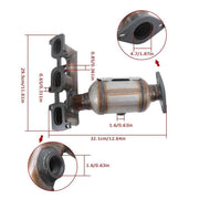 DURAFORCE For Ford Explorer 3.5L V6 2013-2019 Manifold Catalytic Converter Front Left Side