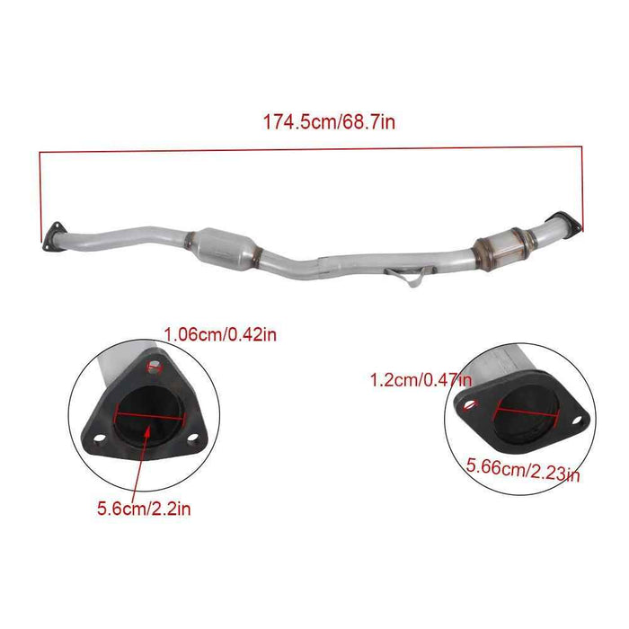 DURAFORCE Rear Catalytic Converter For Subaru Forester 2009-2010 & Impreza 2008-2011 2.5L
