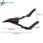 DURAFORCE For 17-22 Honda Rebel 300 500 CMX300 CMX500 Passenger Backrest Sissy Bar Black