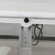 DURAFORCE 14" × 14" White RV Roof Vent Powered Fan W/Remote Control For Camper Trailer 12V