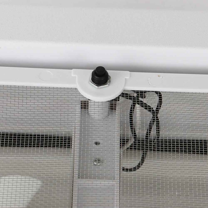 DURAFORCE 14" × 14" White RV Roof Vent Powered Fan W/Remote Control For Camper Trailer 12V