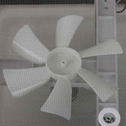 DURAFORCE 14" × 14" White RV Roof Vent Powered Fan W/Remote Control For Camper Trailer 12V