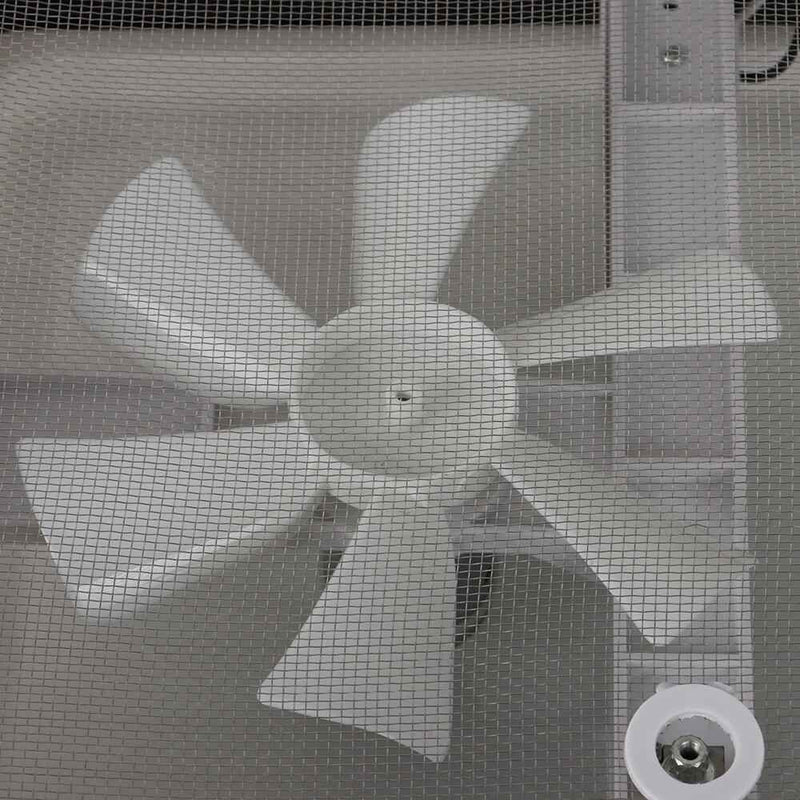 DURAFORCE 14" × 14" White RV Roof Vent Powered Fan W/Remote Control For Camper Trailer 12V