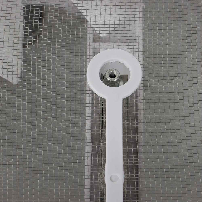 DURAFORCE 14" × 14" White RV Roof Vent Powered Fan W/Remote Control For Camper Trailer 12V