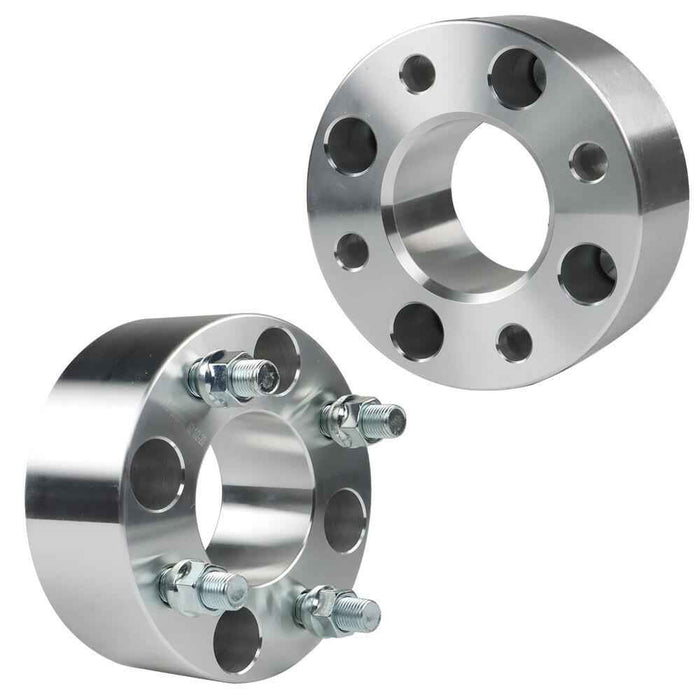 DURAFORCE 2× 2 inch Golf Cart Wheel Spacers 62mm Hub Bore 1/2x20 Studs 4x4 Bolt Pattern