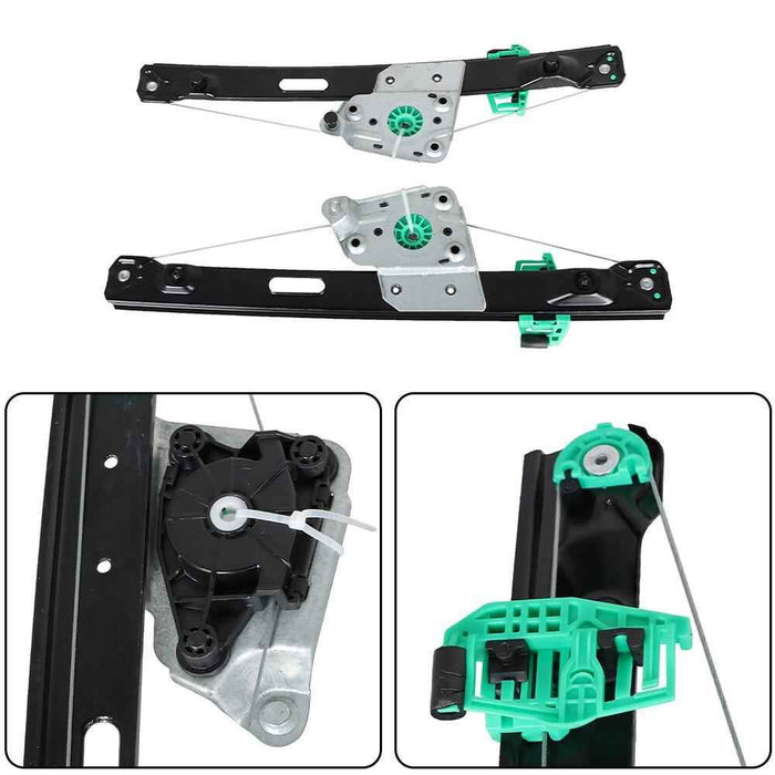 DURAFORCE Rear Left & Right 2× Power Window Regulator For BMW E90 E91 325i 328i 330i 335i