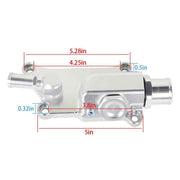 DURAFORCE K Series Upper Coolant Housing Elbow Hose Fitting For K20Z3 K24 W Straight