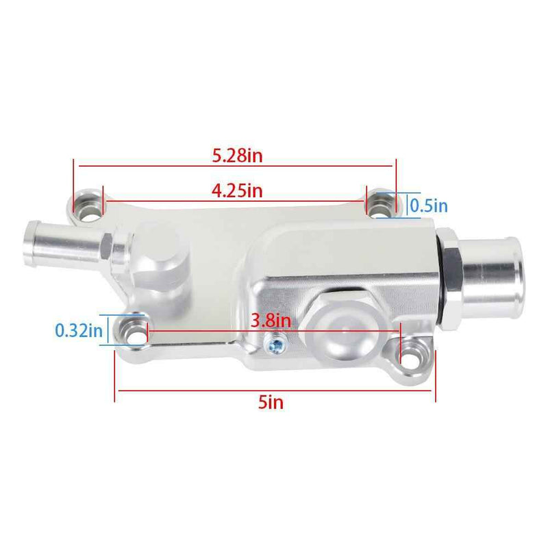 DURAFORCE K Series Upper Coolant Housing Elbow Hose Fitting For K20Z3 K24 W Straight