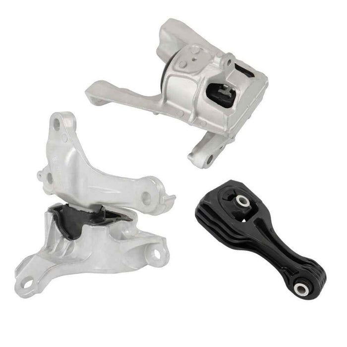 DURAFORCE 3PCS Engine Motor & Trans Mount Kit For Honda Civic 2016-2019 2.0L L4 GAS DOHC