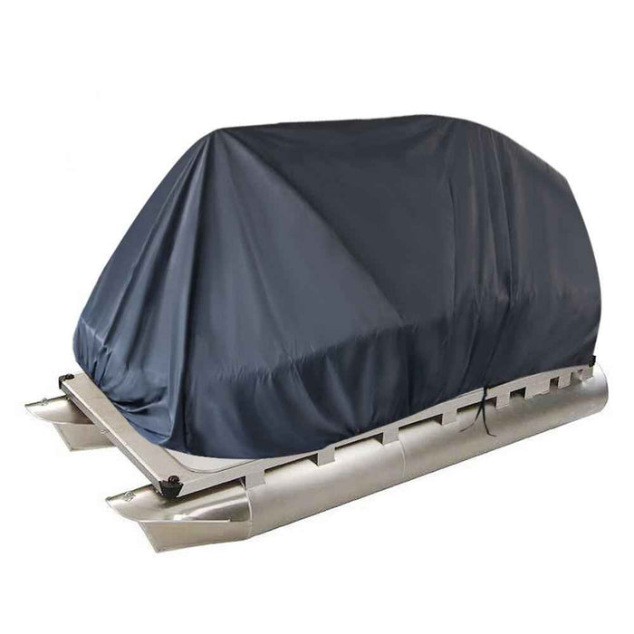 DURAFORCE Trailerable Pontoon Fabric Gray 21 22 23 24 FT Waterproof Boat Cover