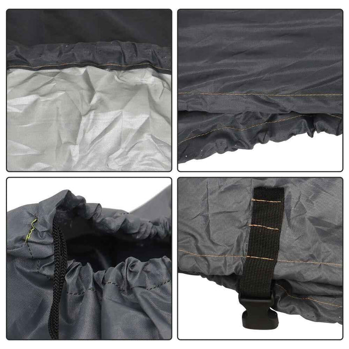 DURAFORCE Trailerable Pontoon Fabric Gray 21 22 23 24 FT Waterproof Boat Cover