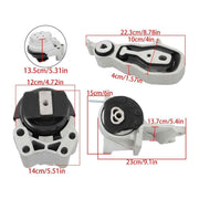 DURAFORCE 3PCS Engine Motor & Trans Mount A5342/A5799/A5429 For Ford Flex Taurus 3.5L 2.0L