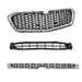 DURAFORCE For Chevrolet Malibu 2014-2016 Front Upper Center Lower Grill Set Chrome Black