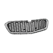 DURAFORCE For Chevrolet Malibu 2014-2016 Front Upper Center Lower Grill Set Chrome Black