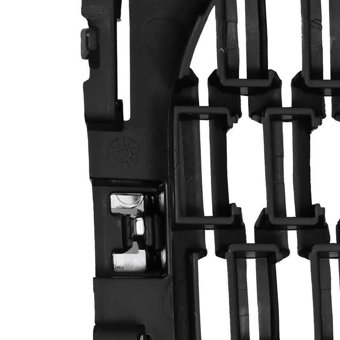 DURAFORCE For Chevrolet Malibu 2014-2016 Front Upper Center Lower Grill Set Chrome Black