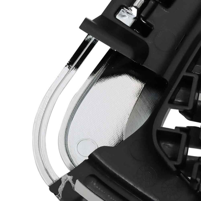 DURAFORCE For Chevrolet Malibu 2014-2016 Front Upper Center Lower Grill Set Chrome Black