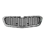DURAFORCE For Chevrolet Malibu 2014-2016 Front Upper Center Lower Grill Set Chrome Black
