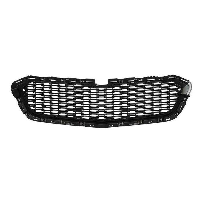 DURAFORCE For Chevrolet Malibu 2014-2016 Front Upper Center Lower Grill Set Chrome Black