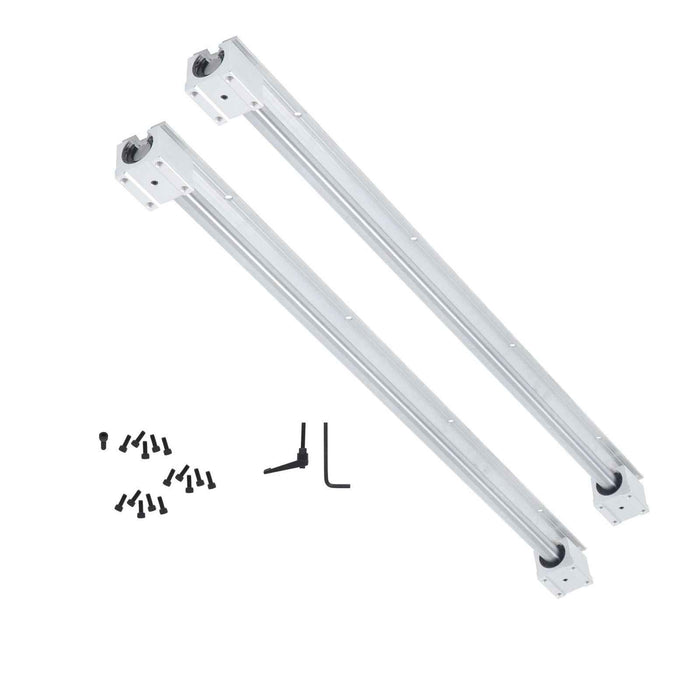 DURAFORCE New 2Pack SBR20-800mm Linear Guide Rails W/ 4Pack SBR20UU Bearing Blocks