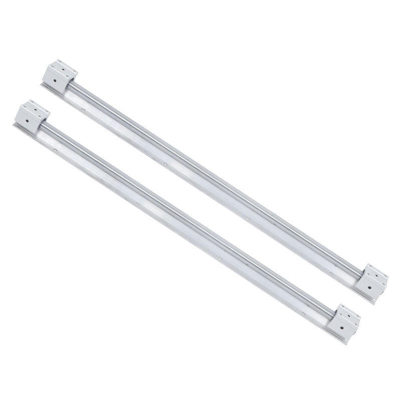 DURAFORCE New 2Pack SBR20-800mm Linear Guide Rails W/ 4Pack SBR20UU Bearing Blocks