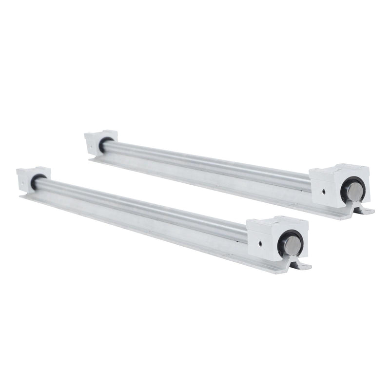 DURAFORCE New 2Pack SBR20-800mm Linear Guide Rails W/ 4Pack SBR20UU Bearing Blocks