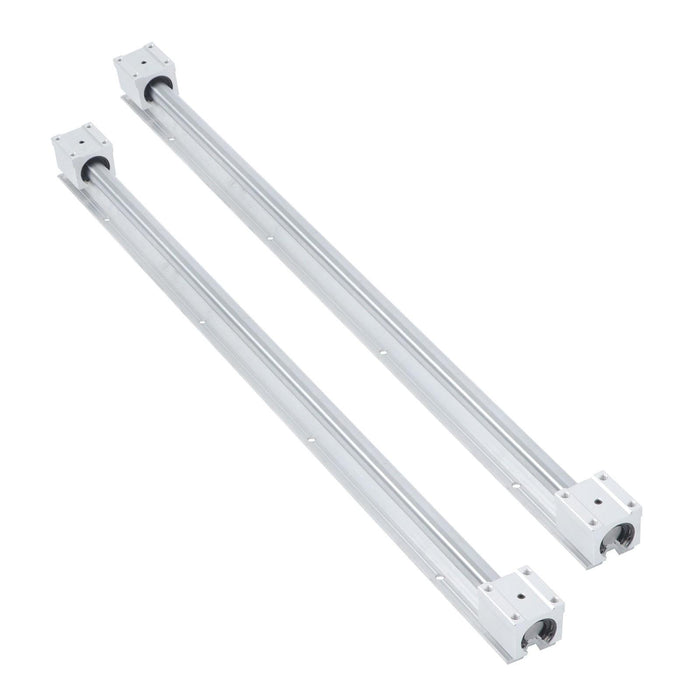 DURAFORCE New 2Pack SBR20-800mm Linear Guide Rails W/ 4Pack SBR20UU Bearing Blocks