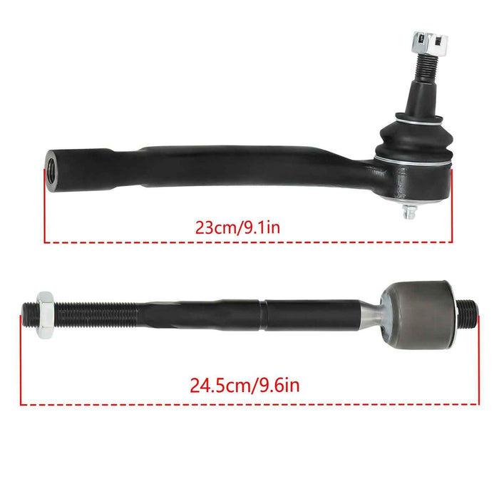 DURAFORCE For Nissan Altima 2014 2015-2018 EV801066 ES801197 Front Inner Outer Tie Rod End