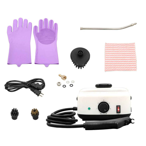 DURAFORCE 1500ml 2500W 110V Handheld High Temperature Pressurized Steam Cleaning (White)