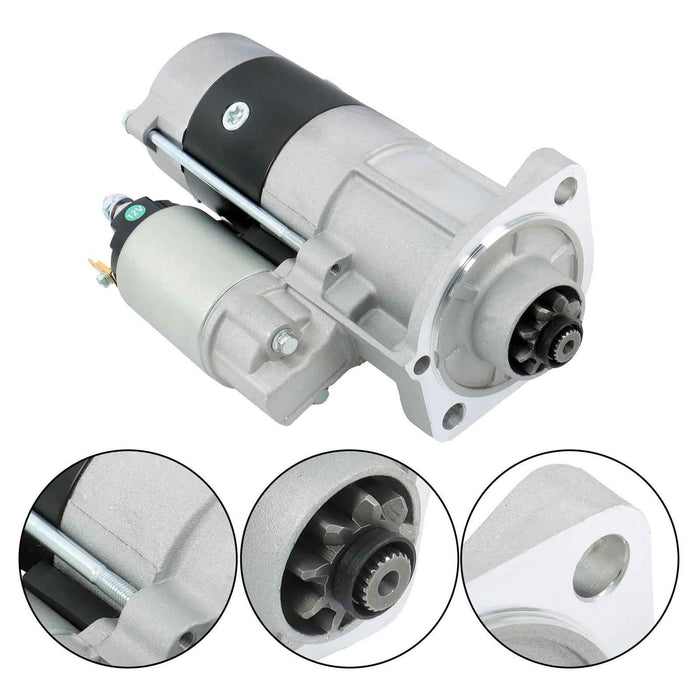 DURAFORCE 1K012-63010 Starter For Kubota Loader V3800DI-T M126GX M126X M135GX M8T50472