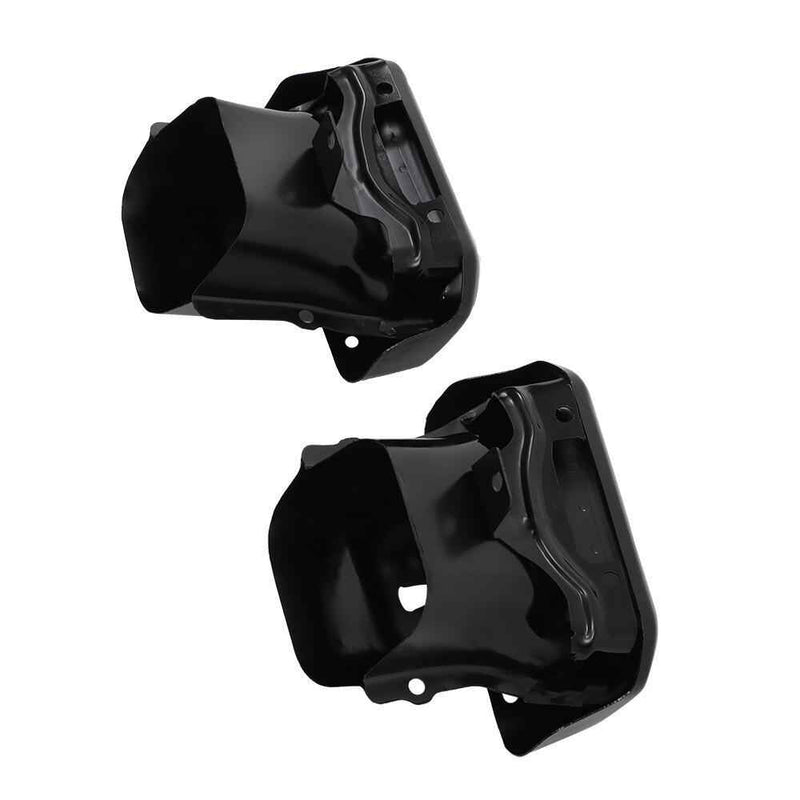 DURAFORCE Exhaust Tips / Bezels Gloss Black For Chevy Silverado 1500 GMC Sierra 1500 19-23