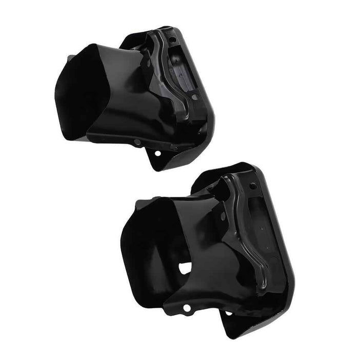 DURAFORCE Exhaust Tips / Bezels Gloss Black For Chevy Silverado 1500 GMC Sierra 1500 19-23