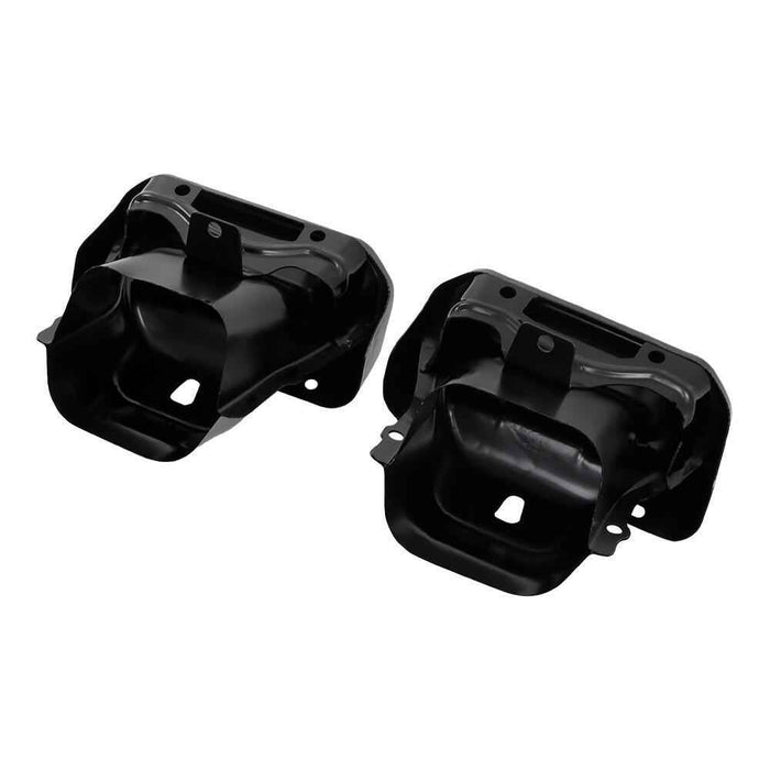 DURAFORCE Exhaust Tips / Bezels Gloss Black For Chevy Silverado 1500 GMC Sierra 1500 19-23