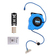 DURAFORCE New 45FT Retractable Extension Cord Reel 12AWG/3C SJTOW Heavy Power Cord Reel