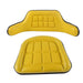 DURAFORCE Excavator Cushion Seat Yellow For John Deere 310 310A 310B 401 401B 401C 401D