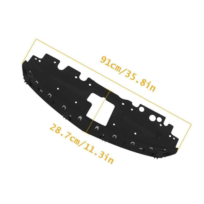 DURAFORCE Grille Grill Front Upper For Chevy Sonic 2017-2020 Honeycomb Matte Black+Chrome