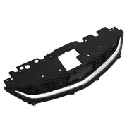 DURAFORCE Grille Grill Front Upper For Chevy Sonic 2017-2020 Honeycomb Matte Black+Chrome