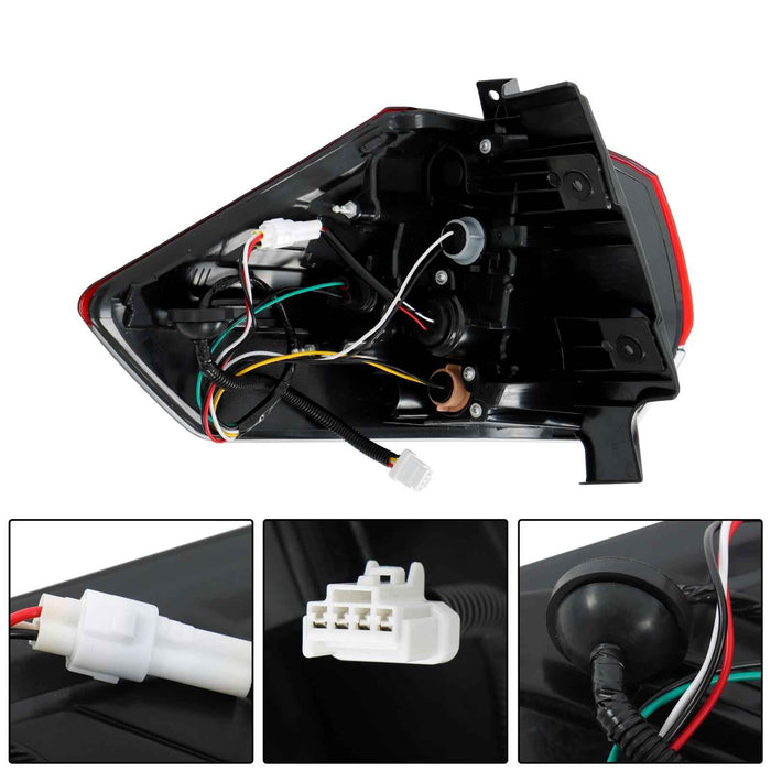 DURAFORCE Passenger For 2017 18 2019 Nissan Rogue Rear Tail Light Outer Light Lamp Assy