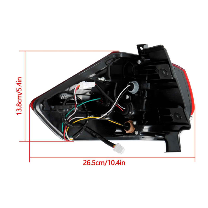 DURAFORCE Passenger For 2017 18 2019 Nissan Rogue Rear Tail Light Outer Light Lamp Assy