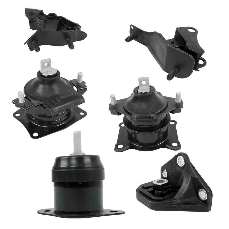 DURAFORCE 6× Engine Motor & Trans Mount Set For 2003-2007 Honda Accord DX LX EX EX-L 2.4L