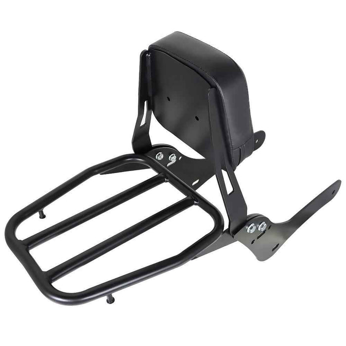 DURAFORCE Luggage Rack Pad Backrest Sissy Bar + For Honda 500 300 CMX500 CMX300 ABS