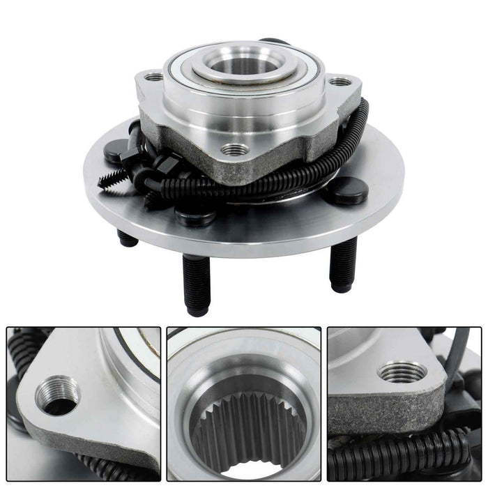 DURAFORCE For Ram 1500 2012-2018 Ram 1500 Classic 19-22 Front Left Right Wheel Hub Bearing
