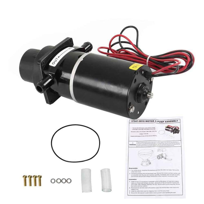 DURAFORCE 12V MOTOR PUMP ASSEMBLY For Jabsco 74001-246037041-0010 Marine Electric Toilets
