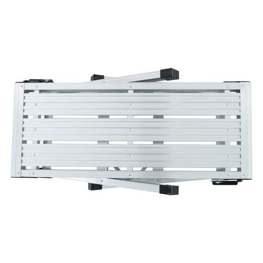 DURAFORCE Aluminum Step Stool 330lbs Non-slip Folding Work Platform Drywall Ladder