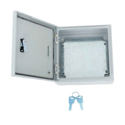 DURAFORCE Outdoor Steel Enclosure, 16 × 12 × 8" NEMA 4X Electrical Box, Waterproof IP56