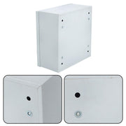 DURAFORCE Outdoor Steel Enclosure, 16 × 12 × 8" NEMA 4X Electrical Box, Waterproof IP56