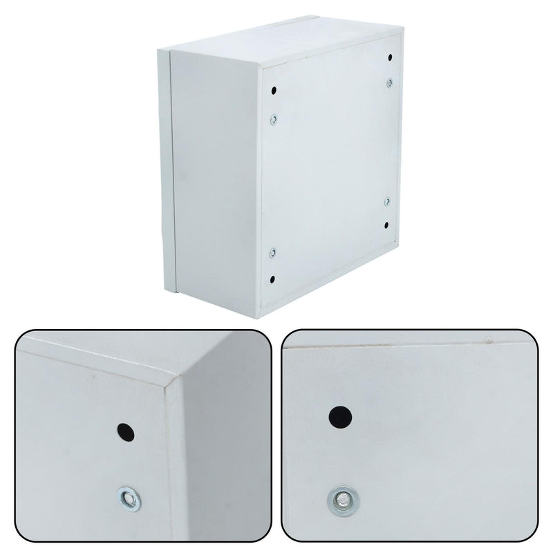 DURAFORCE Outdoor Steel Enclosure, 16 × 12 × 8" NEMA 4X Electrical Box, Waterproof IP56